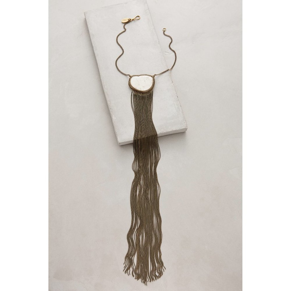 Lena Bernard Cascading Chain Statement Necklace